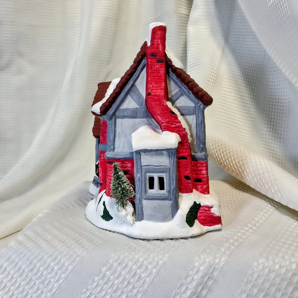 Christmas Village Toy Shop House 9